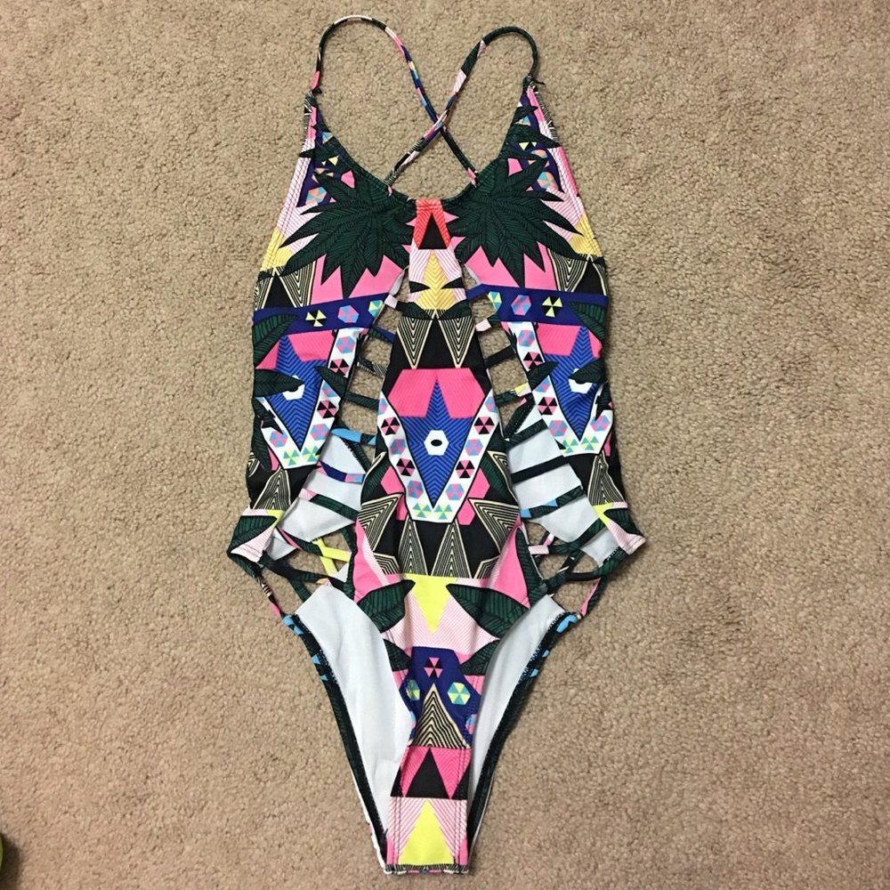 One Piece Cutout Swimsuit